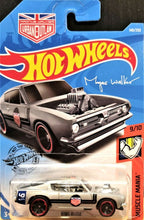 Load image into Gallery viewer, Hot Wheels 2019 King Kuda Silver #140 Muscle Mania 9/10 New Long Card
