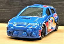 Load image into Gallery viewer, Hot Wheels 2002 Rally Car Blue McDonalds Die Cast Car
