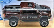 Load image into Gallery viewer, Hot Wheels 2021 &#39;17 Ford F-150 Raptor Red-Brown #167 HW Torque 5/5 New Long Card
