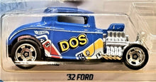 Load image into Gallery viewer, Hot Wheels 2021 &#39;32 Ford Blue #27 Mattel Games 1/5 New Long Card
