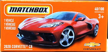 Load image into Gallery viewer, Matchbox 2021 2020 Corvette C8 Red MBX Showroom #40/100 New Sealed Box
