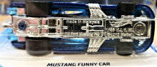 Load image into Gallery viewer, Hot Wheels 2019 Mustang Funny Car Dark Blue #212 HW Race Team 4/10 New Long Card
