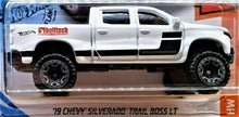 Load image into Gallery viewer, Hot Wheels 2020 &#39;19 Chevy Silverado Trail Boss LT White #151 HW Hot Trucks 5/10
