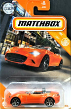 Load image into Gallery viewer, Matchbox 2020 Mazda RX-5 Miata Orange #35 MBX City New Long Card
