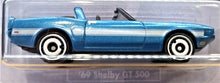 Load image into Gallery viewer, Hot Wheels 2020 &#39;69 Shelby GT 500 Blue American Steel 4/10 New Long Card
