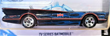 Load image into Gallery viewer, Hot Wheels 2019 TV Series Batmobile Dark Blue #118 Batman 3/5 New Long Card
