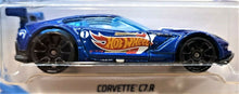 Load image into Gallery viewer, Hot Wheels 2019 Corvette C7.R Dark Blue #193 HW Race Team 8/10 New Long Card
