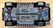 Load image into Gallery viewer, Matchbox 2012 Foam Fire Truck Dark Blue #105 MBX Jungle 5/10
