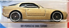 Load image into Gallery viewer, Hot Wheels 2020 &#39;89 Porsche 944 Turbo Gold #47 Porsche 1/5 New Long Card
