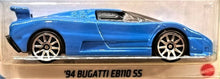 Load image into Gallery viewer, Hot Wheels 2021 &#39;94 Bugatti EB110 SS French Racing Blue #224 HW Exotics 6/10 New
