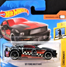 Load image into Gallery viewer, Hot Wheels 2018 &#39;07 Ford Mustang Black #165 Checkmate 3/9 New
