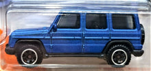 Load image into Gallery viewer, Matchbox 2020 ´15 Mercedes-Benz G 550 Blue #36 MBX Highway New Long Card
