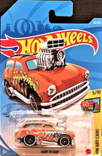 Load image into Gallery viewer, Hot Wheels 2021 Surf &#39;n Turf Orange #66 HW Art Cars 5/10 New Long Card
