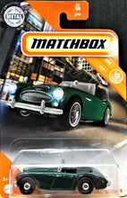 Load image into Gallery viewer, Matchbox 2020 ´63 Austin Healey Roadster Dark Green #55 MBX City New Long Card
