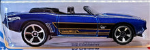 Load image into Gallery viewer, Hot Wheels 2020 &#39;69 Camaro Blue #190 HW Roadsters 3/5 New Long Card
