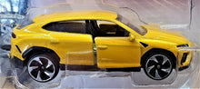 Load image into Gallery viewer, Majorette 2019 Lamborghini Urus Yellow #219 Premium Cars New Long Card
