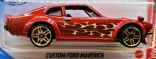 Load image into Gallery viewer, Hot Wheels 2020 Custom Ford Maverick Burnt Orange #142 HW Flames 9/10 New
