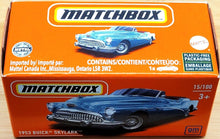 Load image into Gallery viewer, Matchbox 2021 1953 Buick Skylark Light Blue MBX Showroom #15/100 New Sealed Box
