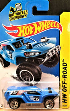 Load image into Gallery viewer, Hot Wheels 2014 Land Crusher Blue #115 HW Off-Road 5/5 New Long Card
