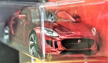 Load image into Gallery viewer, Majorette 2020 Jaguar F-Type Chrome Red #293 Chrome Series New Long Card
