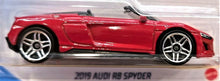 Load image into Gallery viewer, Hot Wheels 2020 2019 Audi R8 Spyder Red #175 Factory Fresh 1/10 New Long Card
