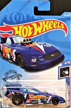 Load image into Gallery viewer, Hot Wheels 2019 Mustang Funny Car Dark Blue #212 HW Race Team 4/10 New Long Card
