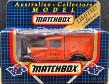 Load image into Gallery viewer, Matchbox 1983 Ford Model A Van Red Series 1-75 MB38 Limited Edition

