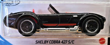 Load image into Gallery viewer, Hot Wheels 2020 Shelby Cobra 427 SC Black #191 HW Roadsters 4/5 New Long Card
