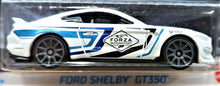 Load image into Gallery viewer, Hot Wheels 2020 Ford Shelby GT350 White Forza Motorsport 4/5 New Long Card
