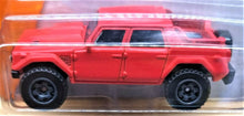 Load image into Gallery viewer, Matchbox 2016 Lamborghini LM002 Red #101 MBX Explorers New Long Card
