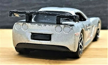 Load image into Gallery viewer, Hot Wheels 2006 Corvette C6R Pearl Silver #25 First Editions 25/38
