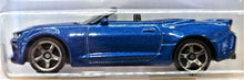 Load image into Gallery viewer, Matchbox 2018 &#39;16 Chevy Camaro Convertible Blue #11 MBX Road Trip 9/35 New
