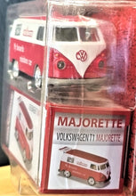 Load image into Gallery viewer, Majorette 2020 Volkswagen T1 Red/White #243 Vintage Deluxe Cars New Long Card
