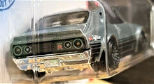 Load image into Gallery viewer, Hot Wheels 2021 Nissan Skyline 2000 GT-R Grey #180 Then &amp; Now 9/10 New Long Card
