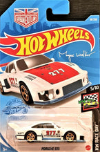 Load image into Gallery viewer, Hot Wheels 2021 Porsche 935 White #58 HW Race Day 5/10 New Long Card - Gold
