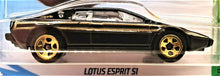 Load image into Gallery viewer, Hot Wheels 2018 Lotus Esprit SI Black #238 HW Exotics 7/10 New
