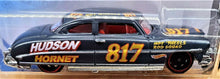 Load image into Gallery viewer, Hot Wheels 2020 &#39;52 Hudson Hornet Dark Grey #140 Rod Squad 4/10 New Long Card
