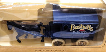 Load image into Gallery viewer, Lledo Days Gone Bushells Horse Drawn Delivery Van Diecast Blue
