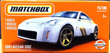 Load image into Gallery viewer, Matchbox 2021 2003 Nissan 350Z White MBX Highway #75/100 New Sealed Box
