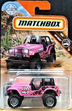 Load image into Gallery viewer, Matchbox 2019 &#39;60 Jeep 4x4 Pink #76 MBX Off-Road 4/20 New Long Card
