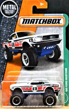 Load image into Gallery viewer, Matchbox 2017 &#39;68 Ford Mustang White #124 MBX Explorers New Long Card
