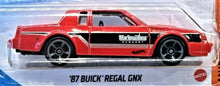 Load image into Gallery viewer, Hot Wheels 2021 &#39;87 Buick Regal GNX Red #218 Muscle Mania 4/10 New Long Card
