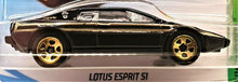 Load image into Gallery viewer, Hot Wheels 2018 Lotus Esprit SI Black #238 HW Exotics 7/10 New
