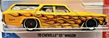 Load image into Gallery viewer, Hot Wheels 2019 &#39;70 Chevelle SS Wagon Yellow #56 HW Flames 3/10 New Long Card
