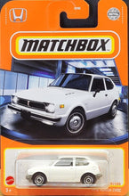 Load image into Gallery viewer, Matchbox 2021 1976 Honda CVCC White MBX Showroom #49/100 New Long Card
