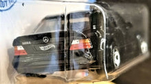 Load image into Gallery viewer, Hot Wheels 2021 Mercedes-Benz 500 E Black #145 Factory Fresh 8/10 New Long Card
