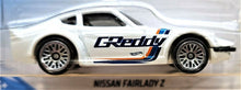 Load image into Gallery viewer, Hot Wheels 2018 Nissan Fairlady Z White #154 HW Speed Graphics 9/10 New
