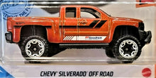 Load image into Gallery viewer, Hot Wheels 2021 Chevy Silverado Off Road Dark Orange #185 HW Hot Trucks 2/10 New

