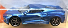 Load image into Gallery viewer, Matchbox 2020 Corvette C8 Blue #47 MBX Highway New Long Card
