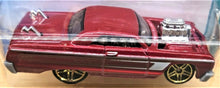 Load image into Gallery viewer, Hot Wheels 2020 &#39;64 Chevy Impala Red #58 Tooned 9/10 New Long Card
